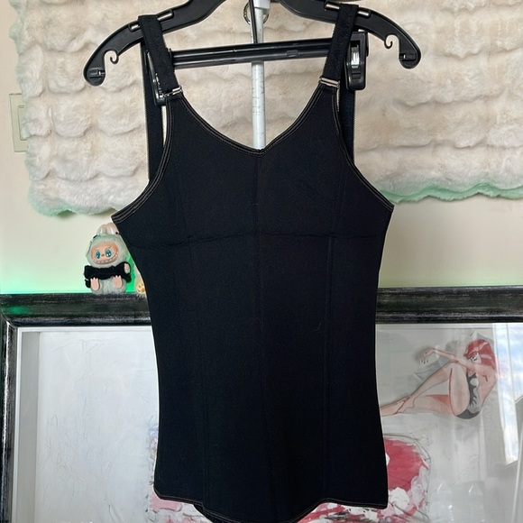 Black Zippered Women's waist trainer NWT - Picture 3 of 7